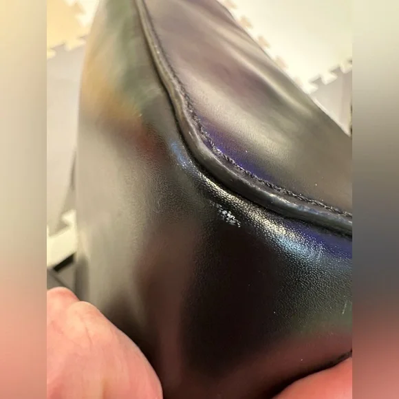 Kate Spade New York Black Leather Tote Bag - Picture 7 of 8